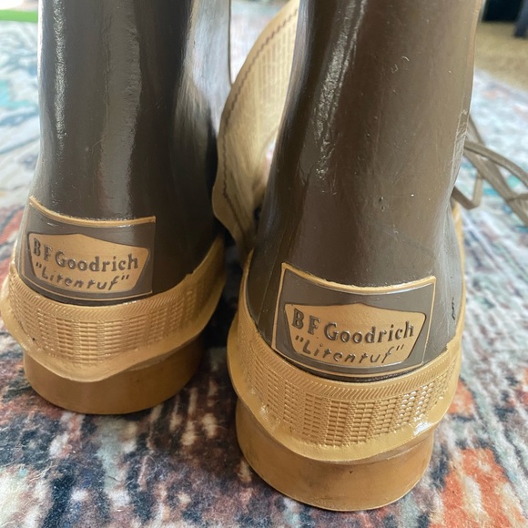 Rare B.F. Goodrich ‘Litentuff’ Rubber Boots 1960’s Size 8 - Picture 2 of 8